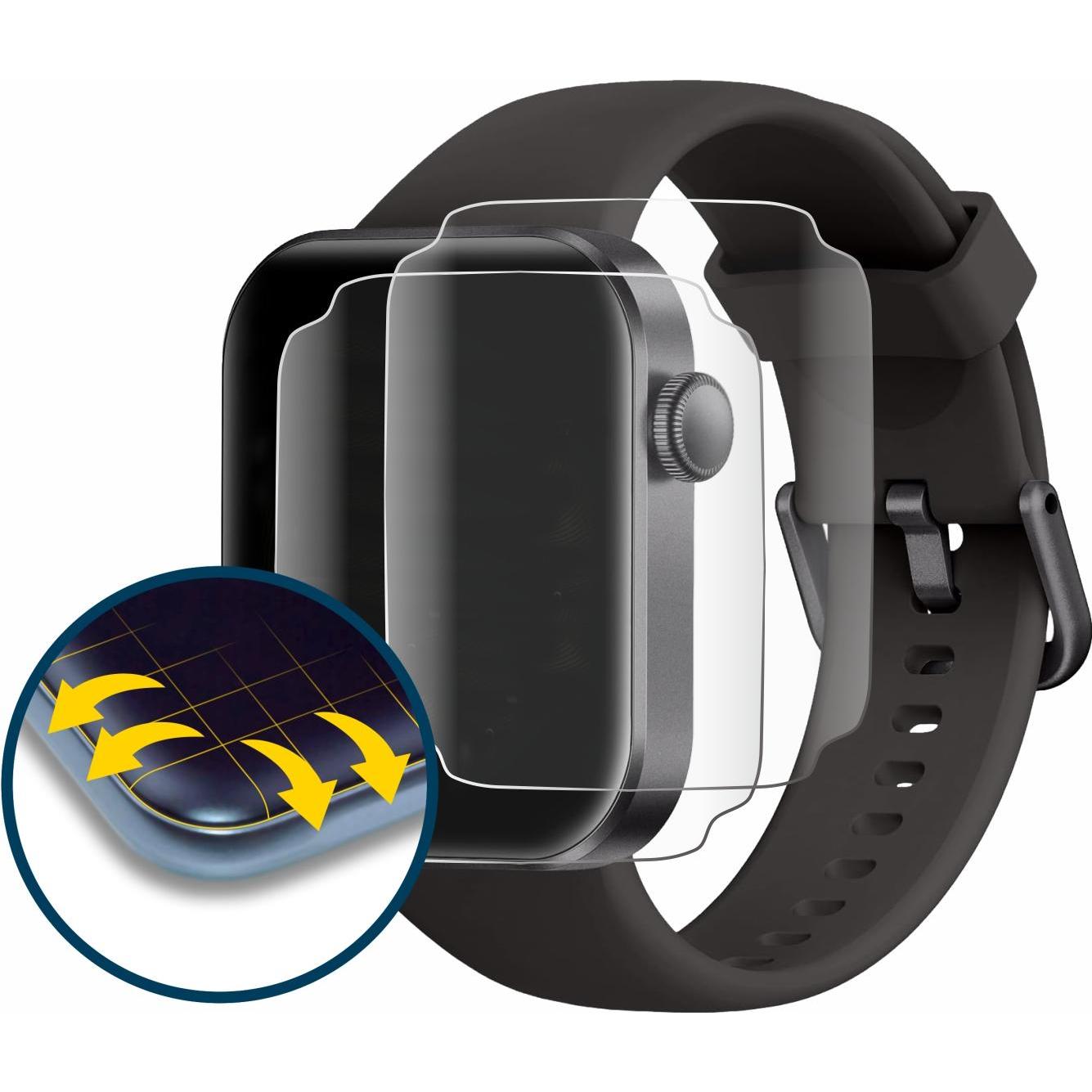 Thumbnail - BROTECT Full-Screen Displayschutz, Smartwatch Schutzfolie, Transparent