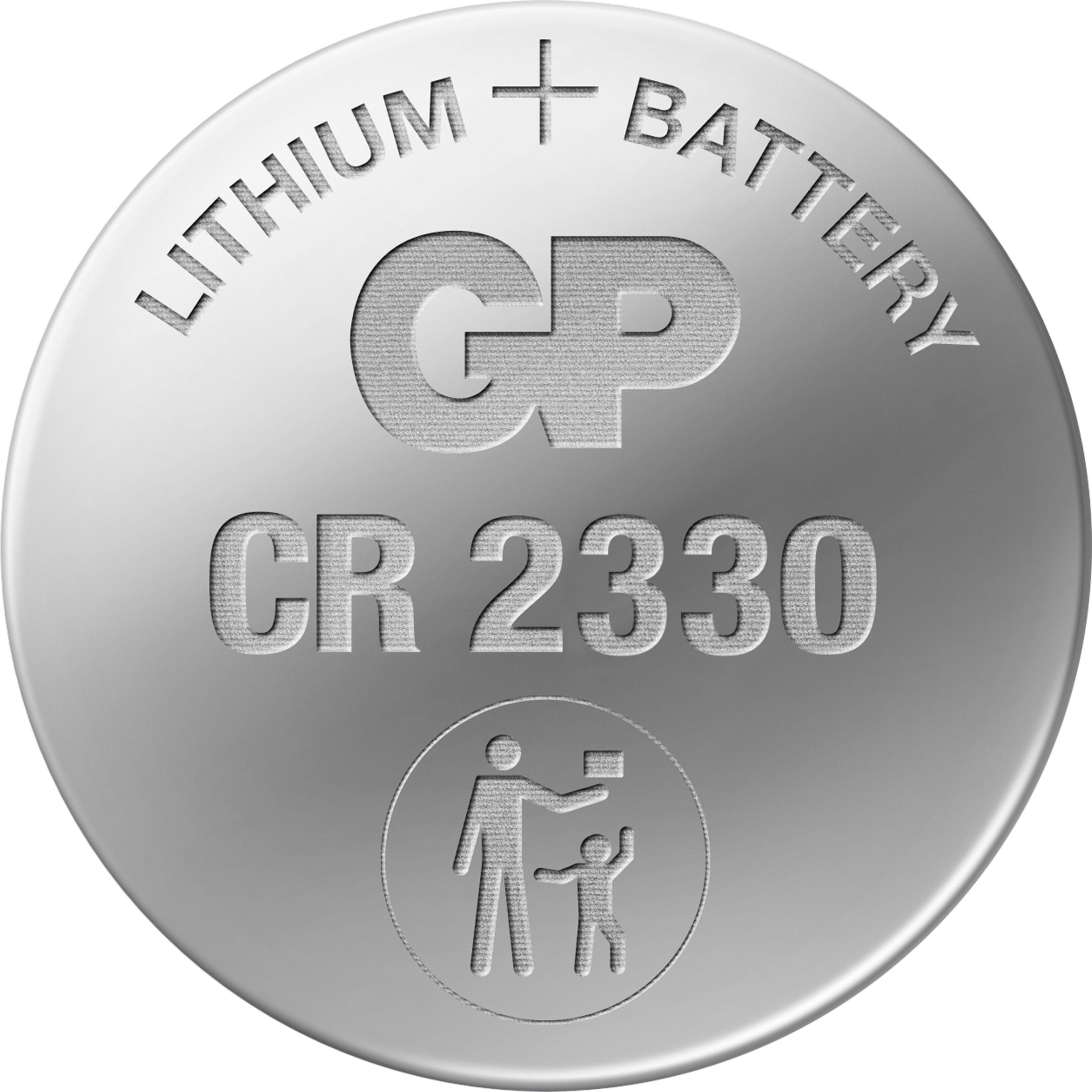 Thumbnail - GP Batteries GP Lithium-Knopfzelle CR2330 (1 Stk., CR2330, 260 mAh), Batterien + Akkus