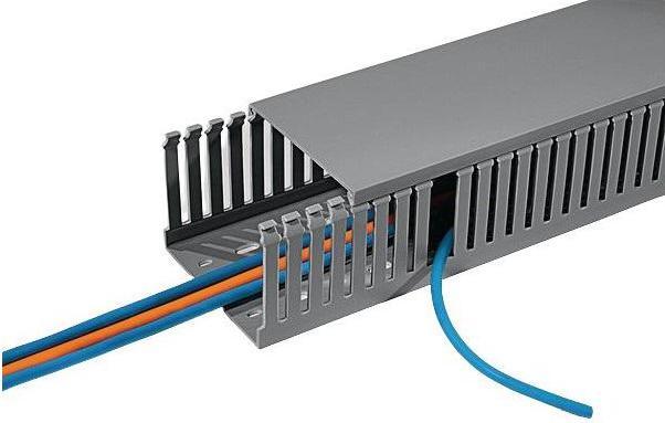 Produktbild HellermannTyton Slotted trunking DIN narrow W20 x H50mm (200 cm)