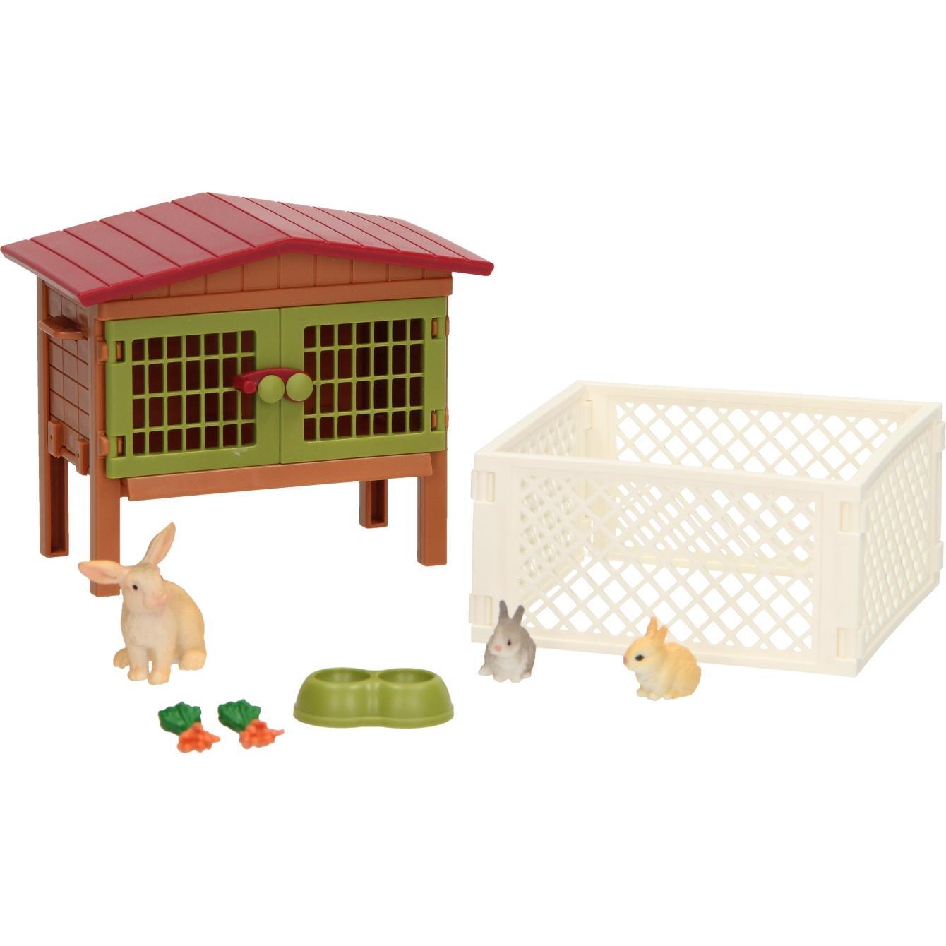 Kaninchenstall-Spielset