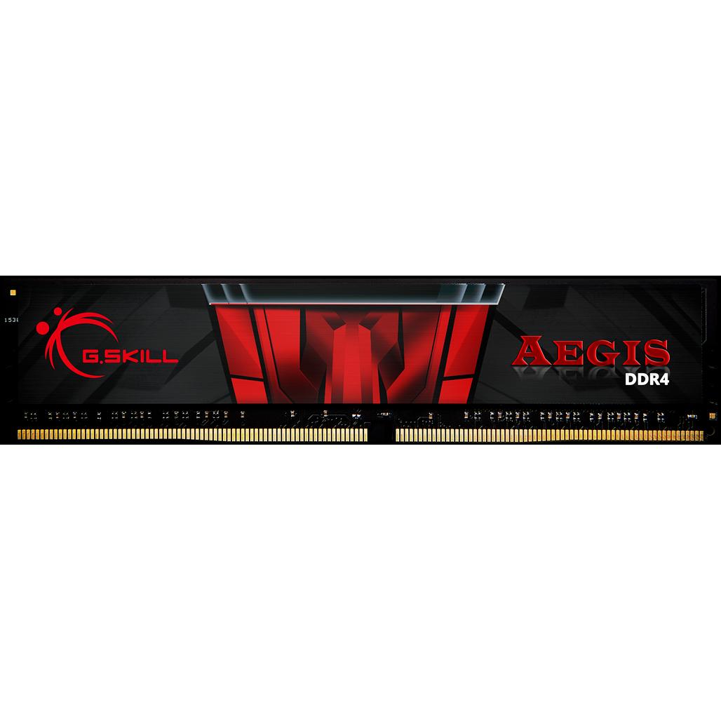 G.Skill Aegis (1 x 16GB, 2400 MHz, DDR4-RAM, DIMM), RAM, Schwarz