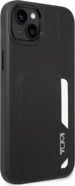 Actual product image Tumi Leather Card Case for iPhone 14 Black (Apple iPhone 14)