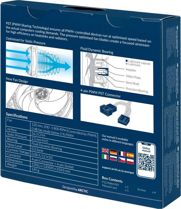 Image du produit Arctic P12 PWM PST (120 mm, 1 x)