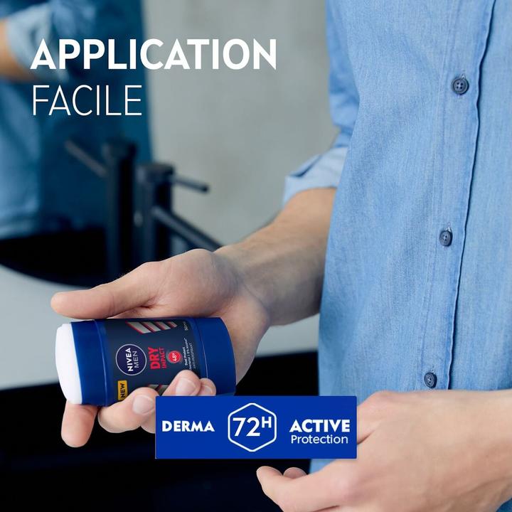 Produktbild NIVEA Männer Deo Stick Dry Impact (Roll-on, Spray, Stick, 50 ml)