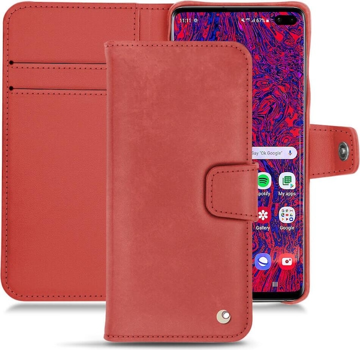 Actual product image Noreve Leather case wallet (Samsung Galaxy S10+)