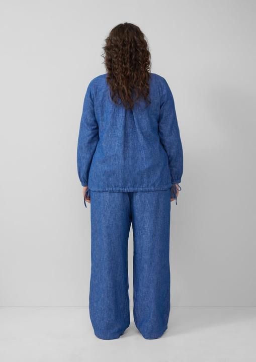 Produktbild S.Oliver Indoor-Jacke Leinenmix-Blouson mit Raffungen (44)