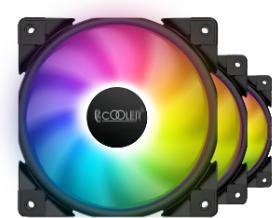 Actual product image Pccooler Halo FRGB 3 in 1 (120 mm, 3 x)