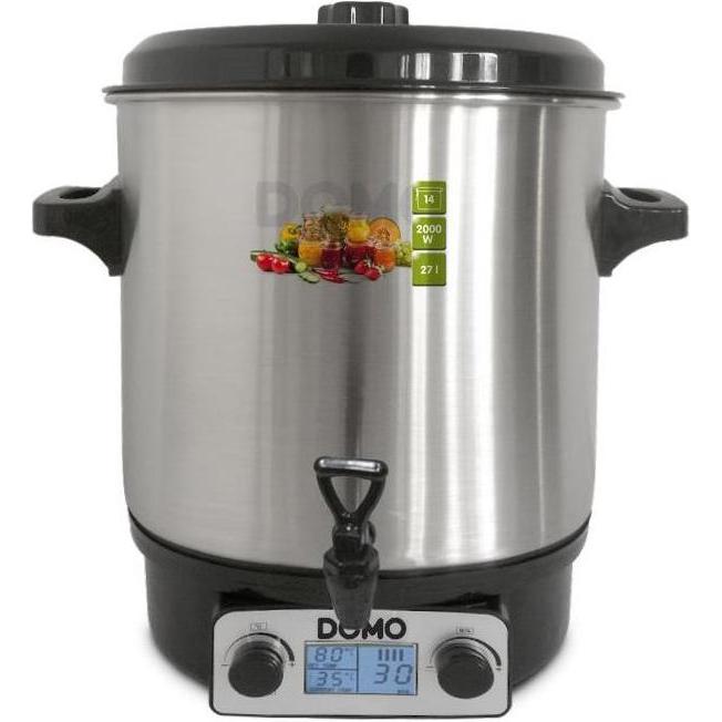 Domo DO42325PC, Einkochautomat, Schwarz