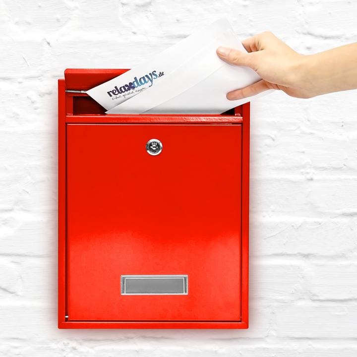 Actual product image Relaxdays Mailbox