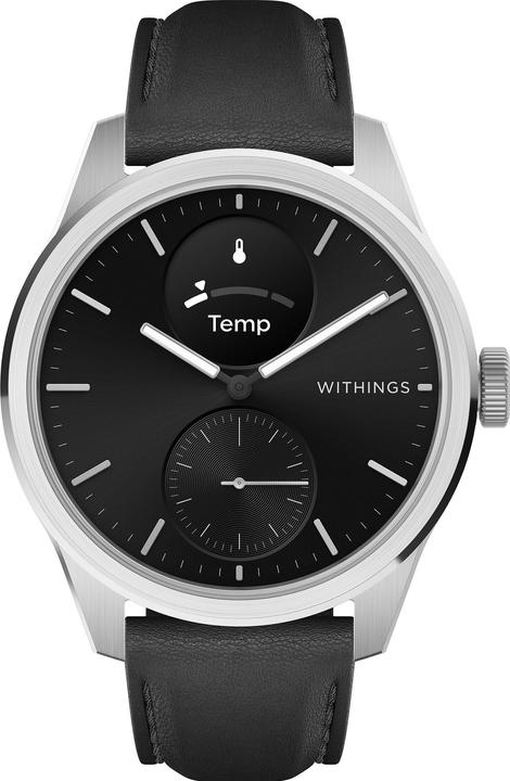 Withings Unisexuhr Scanwatch 2 - 42mm black (Hybrid Uhr, 42 mm)