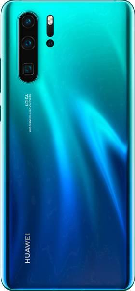 Actual product image Huawei P30 Pro (EU) (256 GB, Aurora Blue, 6.47", Hybrid Dual SIM, 40 Mpx, 4G)