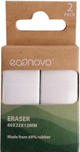 Produktbild Econovo Radierer 2012100 Weiss 65 g