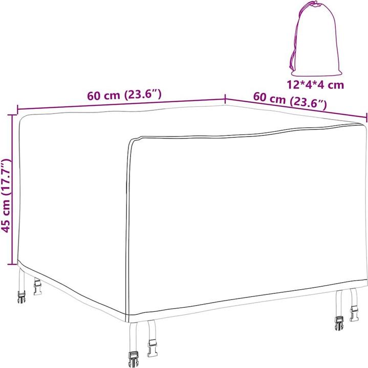 Actual product image vidaXL Outdoor-Abdeckung