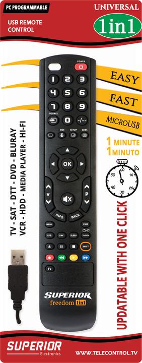 Superior Freedom-1/1 (Universal remote control, Infrared)