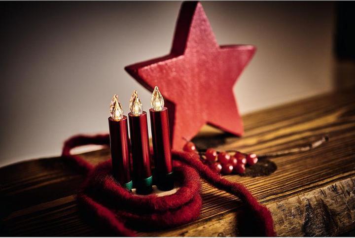 Produktbild Krinner LED Christbaumkerze Superlight Starter-Set (12 x)