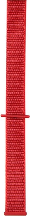 Actual product image Devia Sport Loop Red 384041 mm (38 mm, 41 mm, 40 mm, Fabric, Nylon, Apple Watch Series 1, Apple Watch Series 7, Apple Watch SE, Apple Watch Series 8, Apple Watch Series 9, Apple Watch Series 2, Apple Watch Series 3, Apple Watch Series 4, Apple Watch Series 5, Apple Watch Series 6)