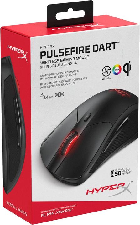 Actual product image HyperX Pulsefire Dart (Cable, Wireless)