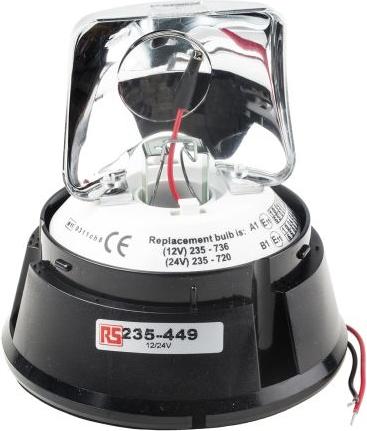 Produktbild RS PRO Optischer Signalgeber 12/24V rotierend