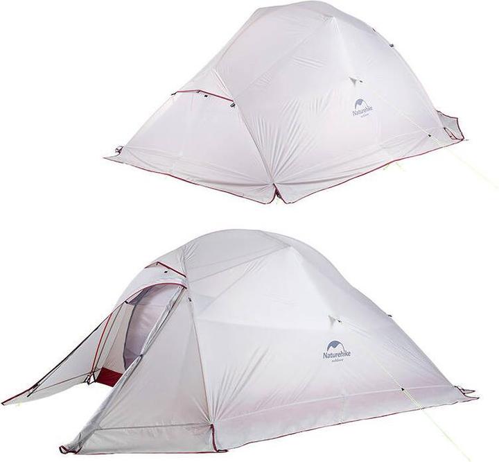 Produktbild Naturehike Cloud up 3 ultraleichtes Zelt für 3 PersonenHellgrau (Vorzelt, 2.12 kg, 3 Personen)