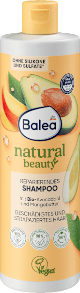Actual product image dm Balea Natural Beauty (400 ml, Liquid shampoo)
