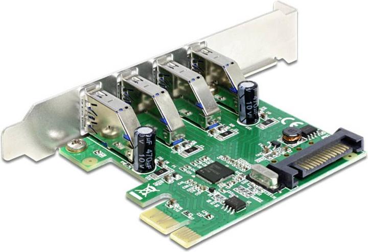 Actual product image Delock 4 USB Pcie