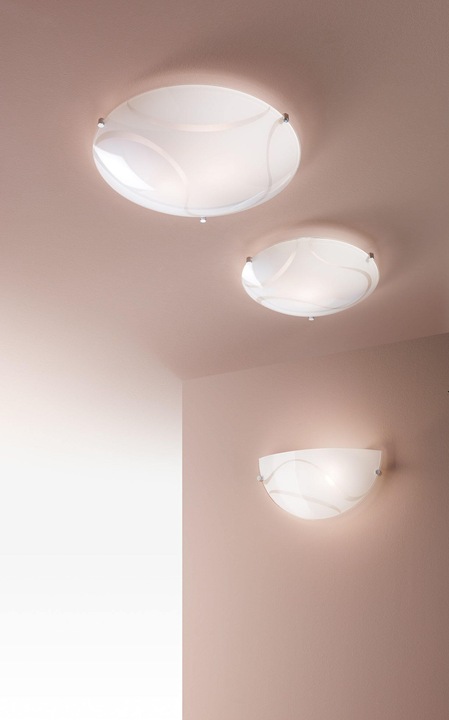 Produktbild Fabas Luce Deckenleuchte Magma in Weiss E27 2-flammig (E27)