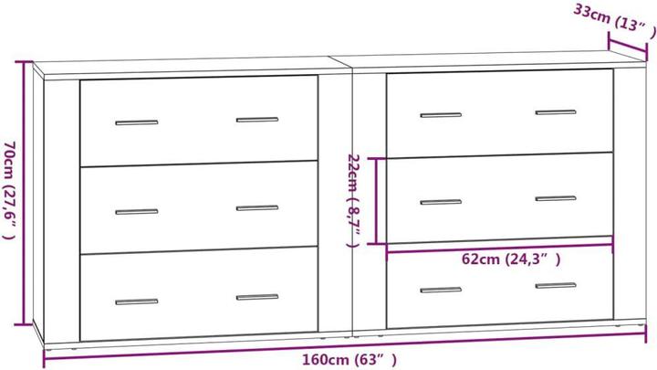Actual product image vidaXL Sideboard