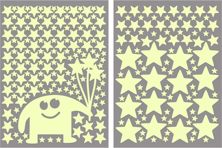 Actual product image Trenddeko Glow stickers monster (21 x 21 cm)