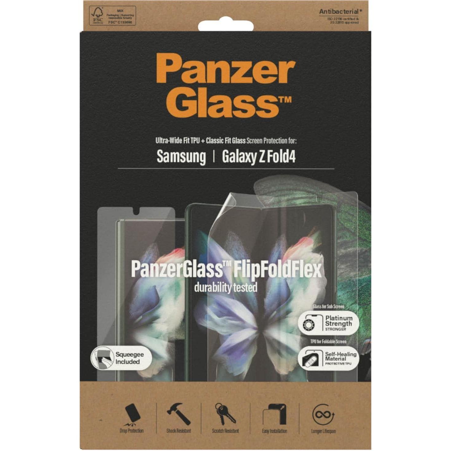 Thumbnail - PanzerGlass Ultra Wide Fit (1 Stück, Samsung Galaxy Z Fold4), Smartphone Schutzfolie, Transparent