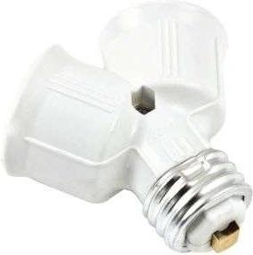 Produktbild Synergy 21 LED Adapter für LED-Leuchtmittel E27->2xE27