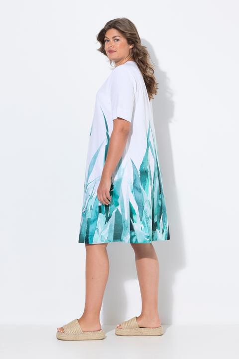 Produktbild Laurasøn Leinenkleid, 1/2 Arm, V-Ausschnitt (54)