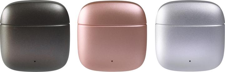 Produktbild Vivanco True Wireless Bluetooth Ohrhoerer, Metal Case, Low Latency Modus, Silber Metallic (180 h, Kabellos)