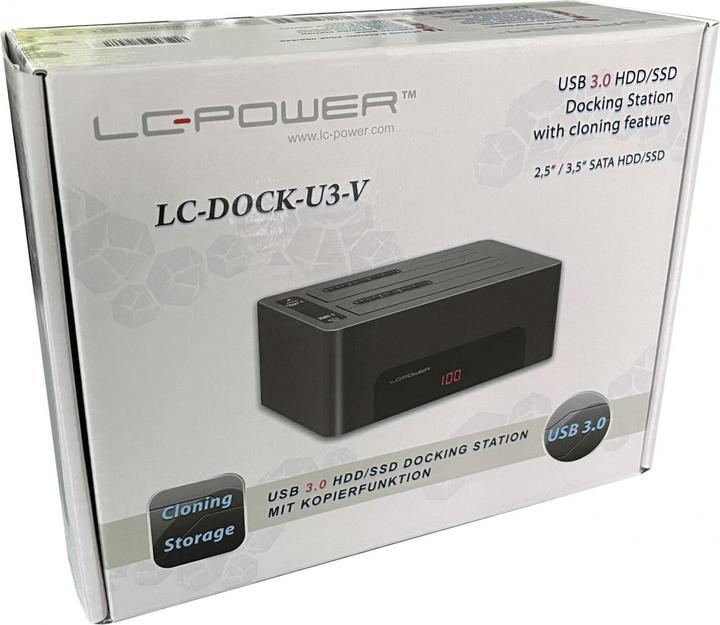 Produktbild LC-Power LC-DOCK-U3-V (USB-C, 2 Ports)