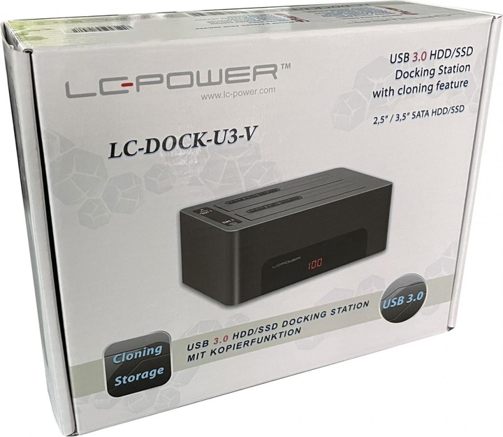 Image du produit LC-Power LC-DOCK-U3-V (USB-C, 2 Ports)