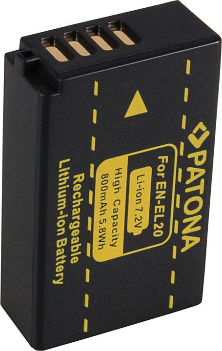 Immagine prodotto Patona Nikon EN-EL20 (Batteria della fotocamera)