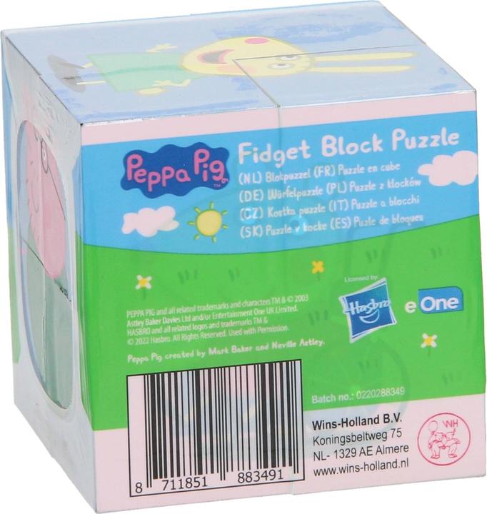 Actual product image Wins Holland Peppa Pig Fidget Block Puzzle
