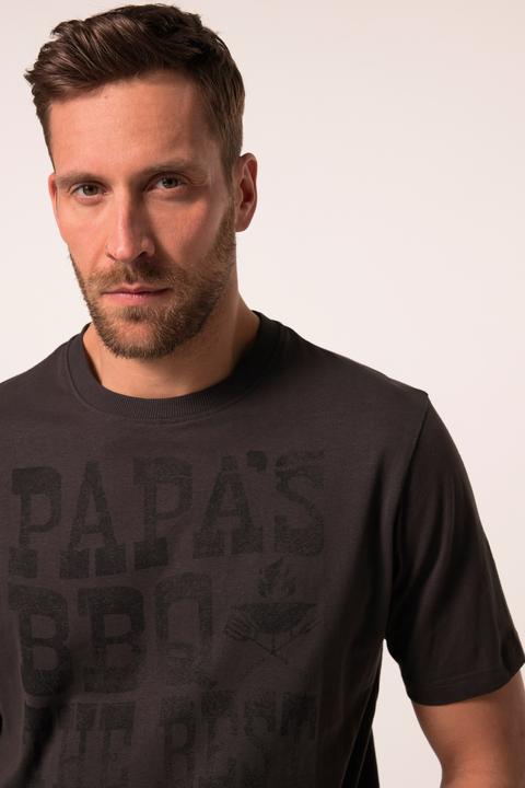 Actual product image JP1880 T-shirt, short sleeve, grill print, up to 8XL (8XL)