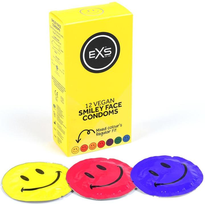 Actual product image EXS Smiley Face Regular - Condoms - 12 Pieces (12 pcs.)