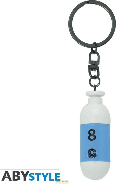 Actual product image ABYstyle Portachiavi Dragon Ball Z : Capsule Blue (AX2)