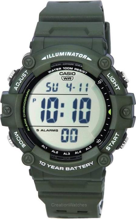 Actual product image Casio AE-1500WHX-3AVDF Clock + BOX (Sports watch, Digital watch, 51.30 mm)