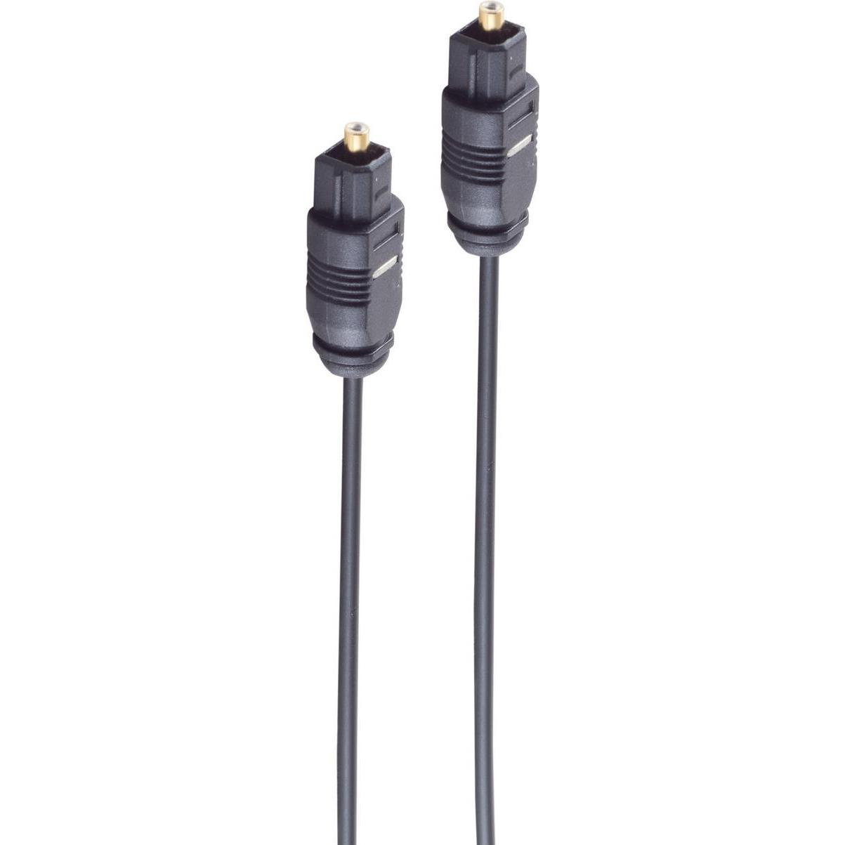 Shiverpeaks -BASIC-S--Lichtwellenleiterkabel 2,2mm, Toslink-Stecker auf Toslink-Stecker, 5,0m (5 m, TOSLINK), Audio Kabe...