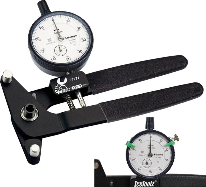 Actual product image Icetoolz Tool Spoke Tension Meter Spoke Tension Meter Mitutoyo® Analogue E381