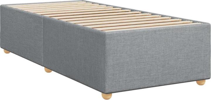 Produktbild VidaXL Bo x springbett mit Matratze 90 x 200 cm Stoff (90 x 200 cm, 90 x 200 cm)
