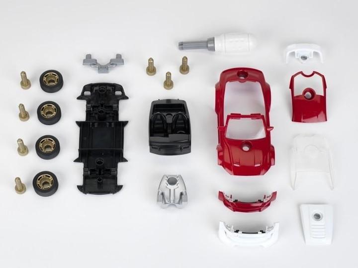 Produktbild Theo Klein 3314 2019 Ford Mustang Tuning Set I Bausatz für mindestens 3 Mustang Modelle im Maßstab 1:24 I C