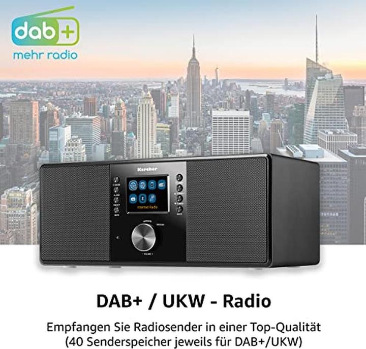 Actual product image Karcher DAB 7000i (Web radio, DAB+, Bluetooth, Wi-Fi)