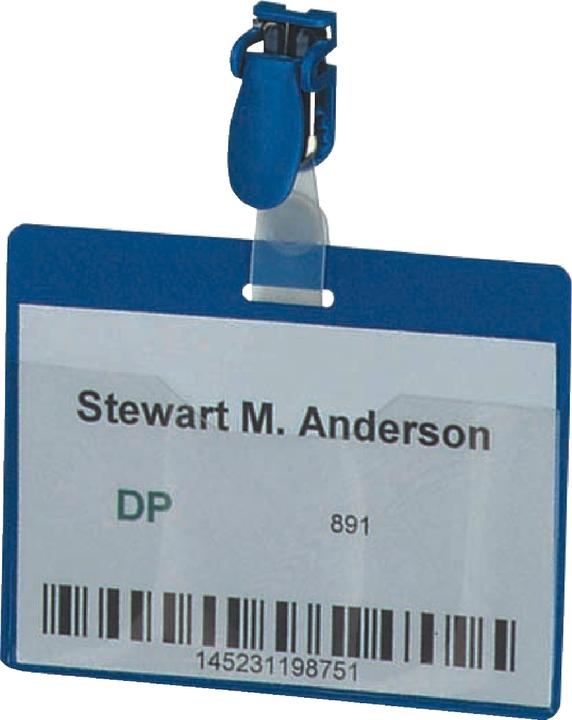Produktbild Durable Namensschilder mit Clip für Betriebs-/Besucherausweise