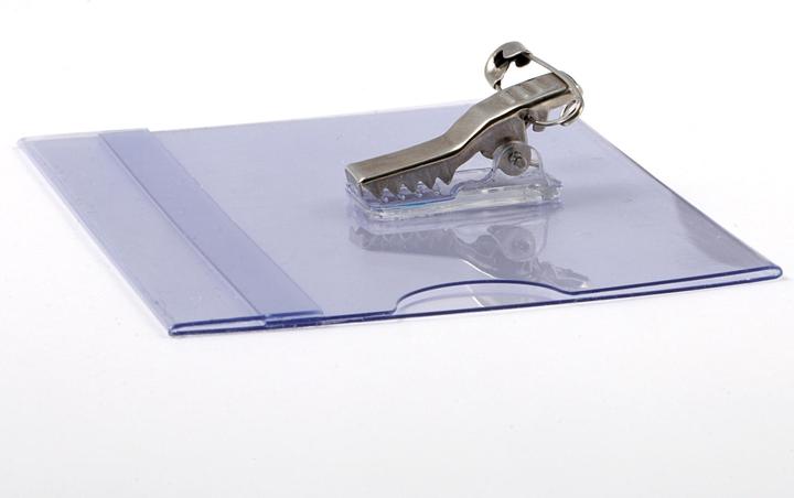 Image du produit Europel Porte-nom, avec pince combinée, 60 x 90 mm