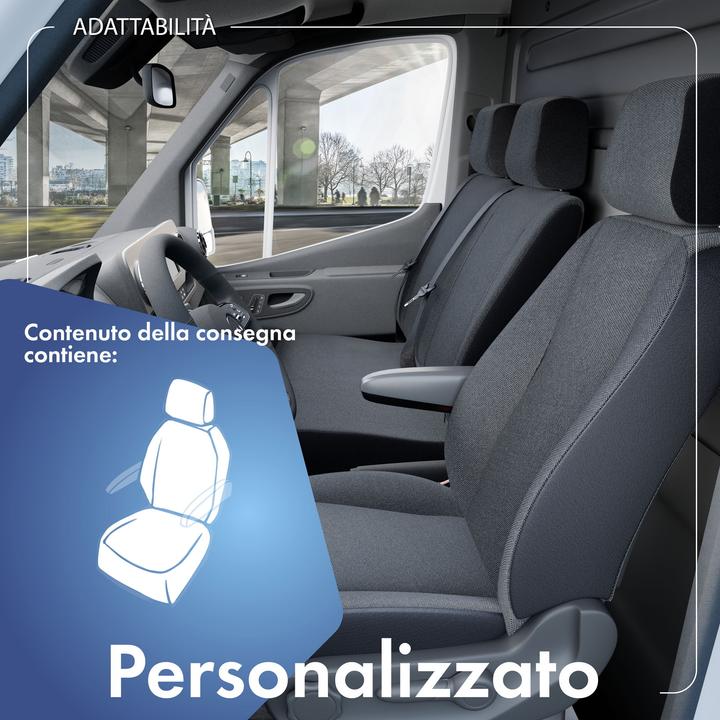 Produktbild Walser Sitzbezüge für VW T6, 1 Einzelsitz vorne ,  Sitzschoner Auto