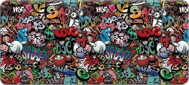 Actual product image JTI Mouse pad, Graffiti - 89 x 40 cm (XL)