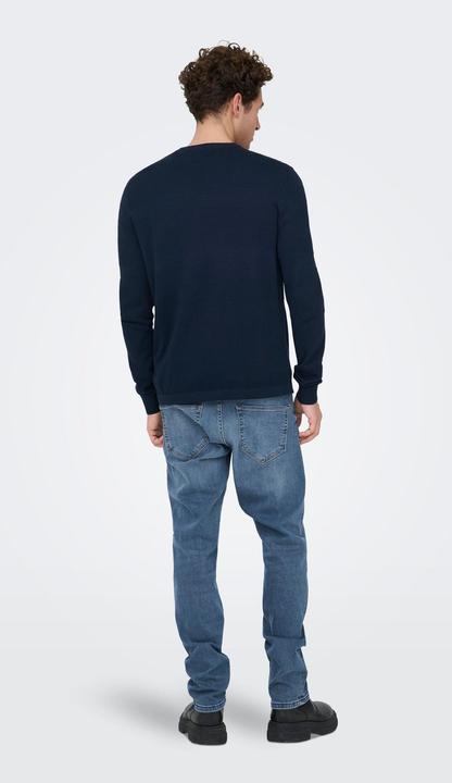 Produktbild Only & Sons Onsmalik Reg 12 Pinaple Crew Knit (S)